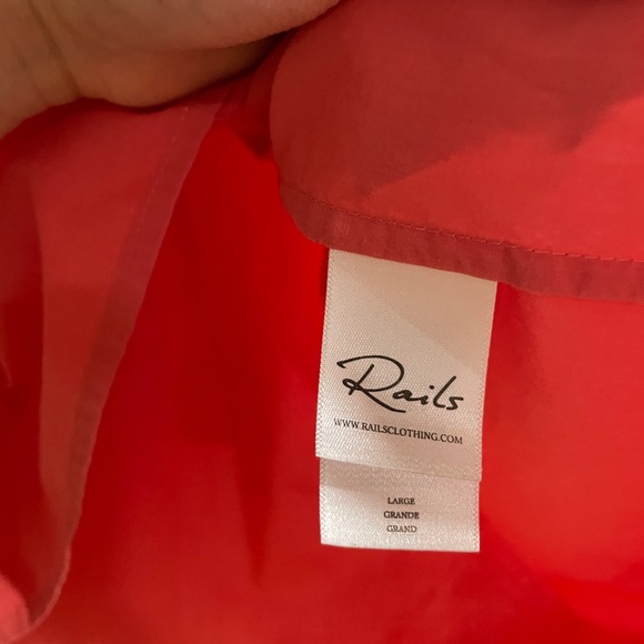 Rails Sonora Spiced Coral Top Size Large - Picture 7 of 7